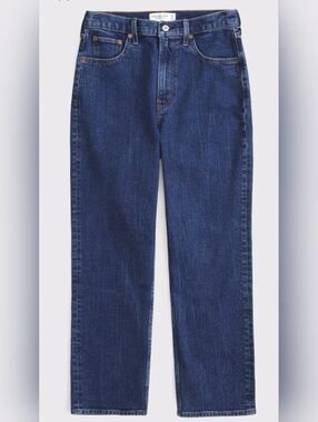 Abercrombie Ultra High Rise Ankle Straight Jean NWT - 16 Short